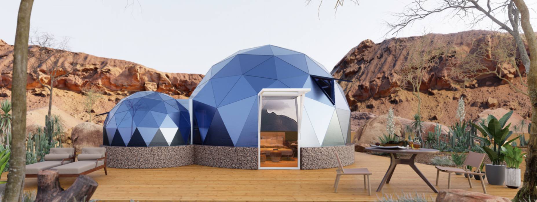 西平县球形智能光伏玻璃星空房